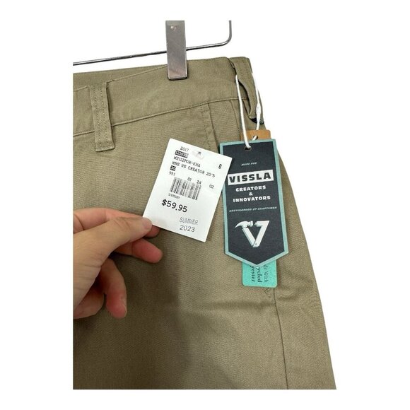 Vissla Creator Shorts Size 30 Tan - Picture 3 of 6